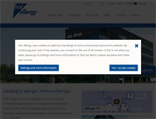 Tablet Screenshot of hal-allergy.com